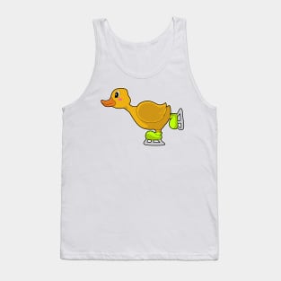 Duck Ice skating Ice skates Winter sports Tank Top